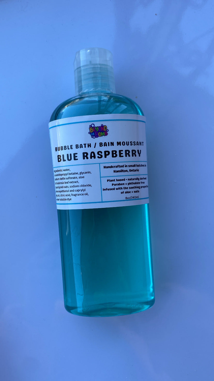 Blue Raspberry bubble bath