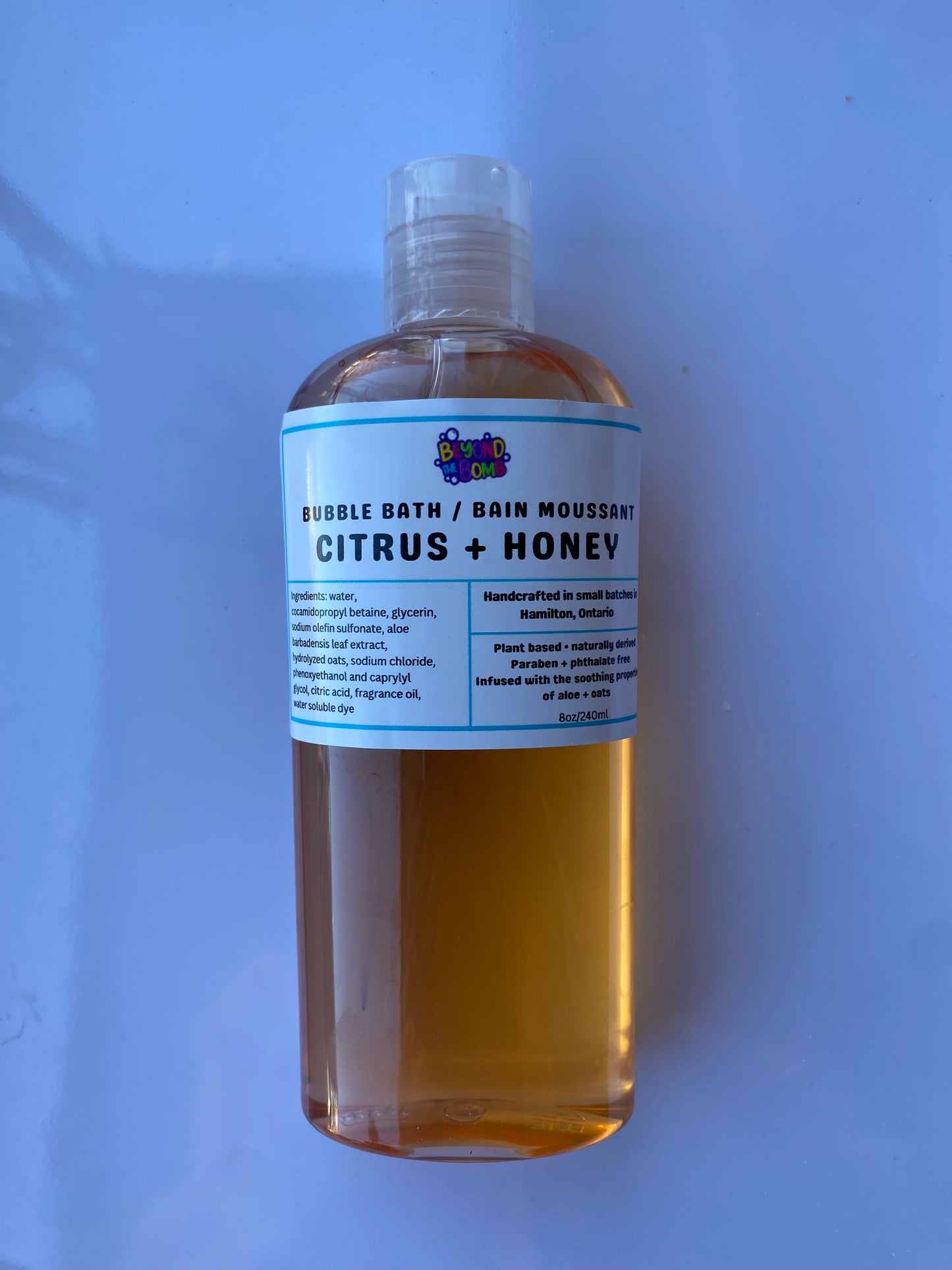 Citrus + Honey bubble bath