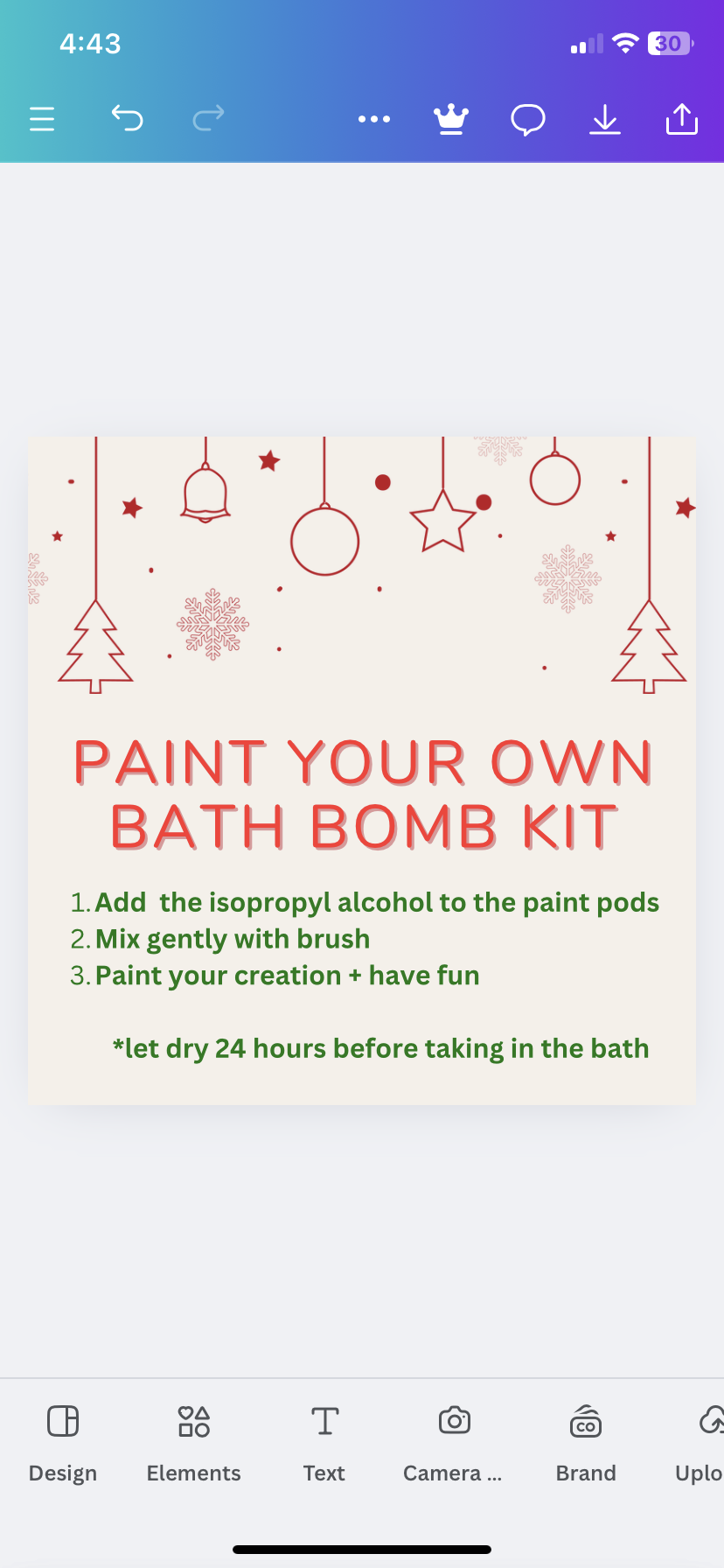 Christmas Tree Paint Set