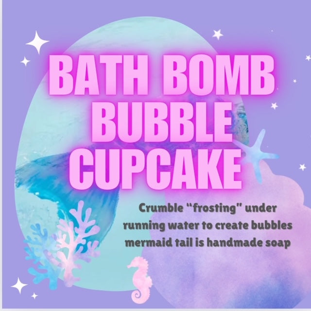 Bath Bomb Bubble Cupcake