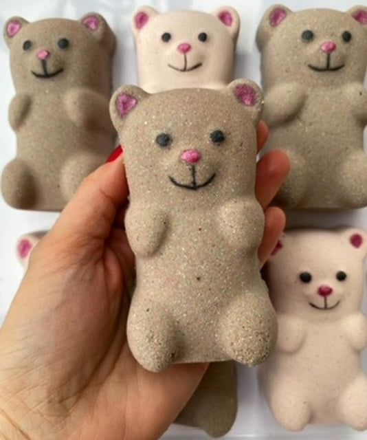 Daisy Rainbow Bath Bomb Teddy Bear bomba da bagno effervescente Daisy Rainbow Bath Bomb Teddy Bear bomba da bagno effervescente