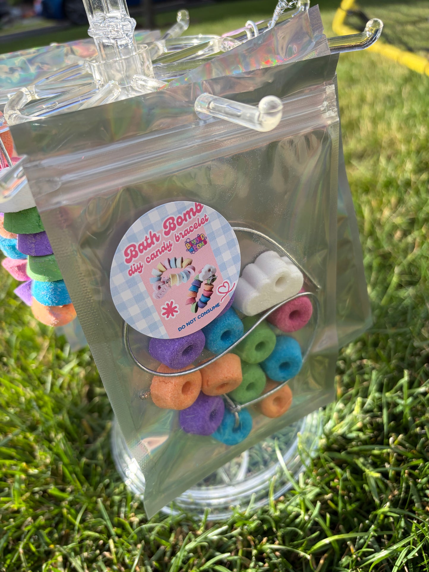 DIY Bath Bomb Candy Bracelet